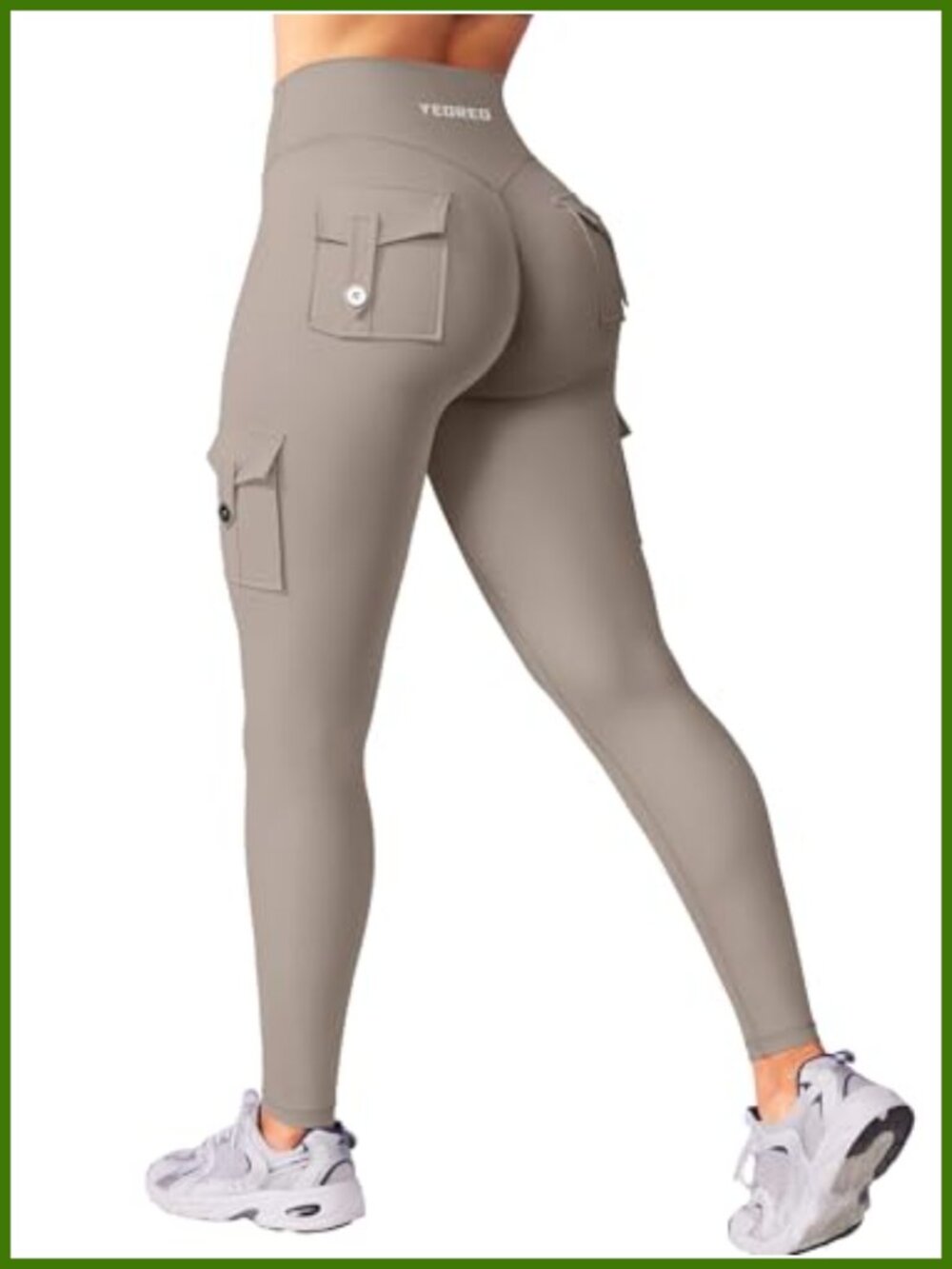 Women's CoreFlex Cargo Leggings High Rise Ankle Workout Gym Yoga Pants